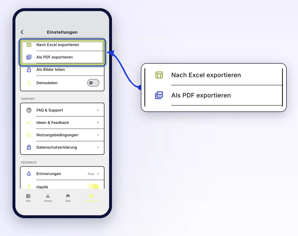 Export to Excel